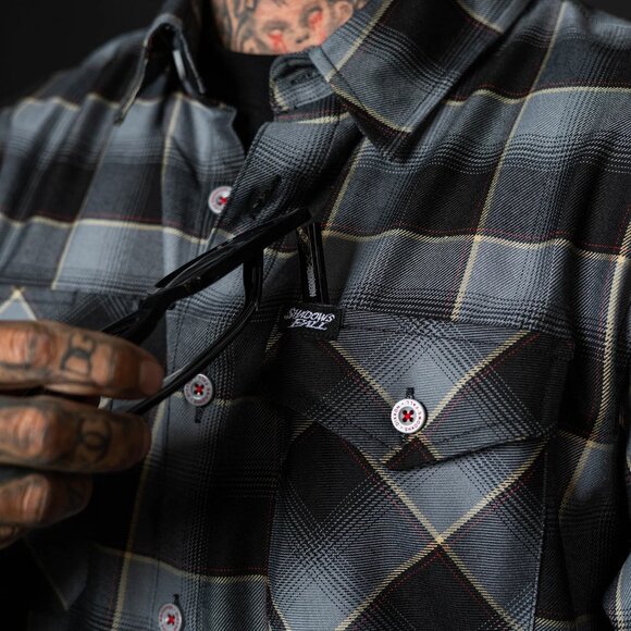 DIXXON x SHADOWS FALL Collab Limited Edition Flannel Shirt - Men's M - Picture 4 of 11